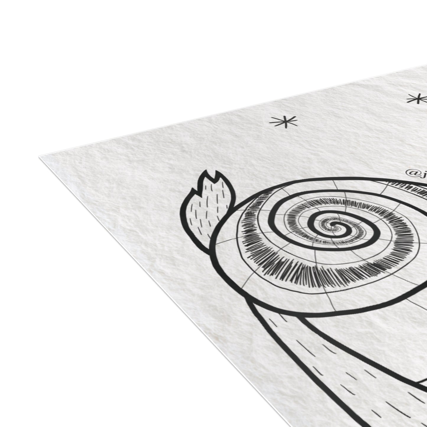 Jackalope Snail Mermaid Snail Postcard Bundles | Snail Mail Magic, Stationery Gift, Greeting Card Set, Creative Writing, Art Postcards